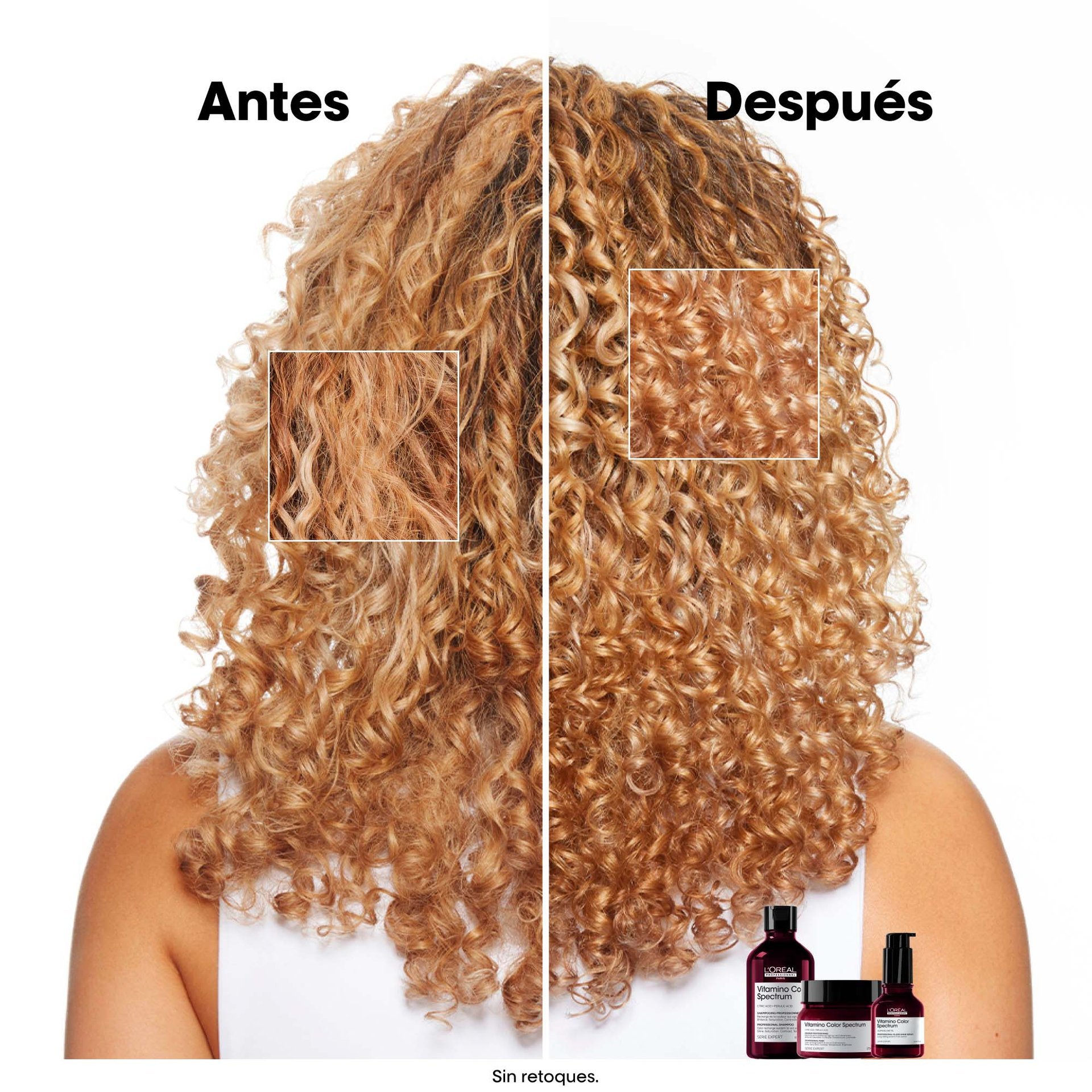 Tratamiento para tinte de cabello rubio
